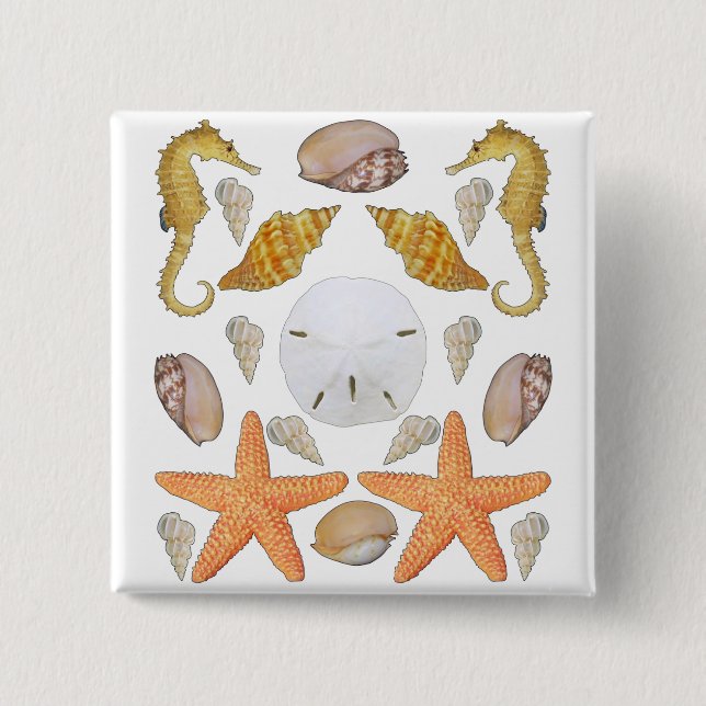 Shells Galore 15 Cm Square Badge (Front)