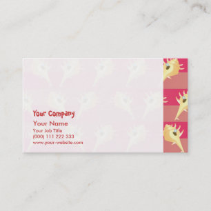 Shells pattern business card