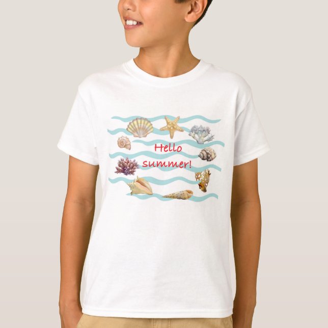 shells sea T-Shirt (Front)