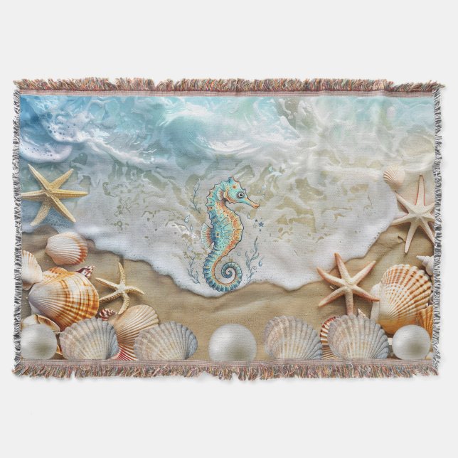 shells throw blanket (Front)