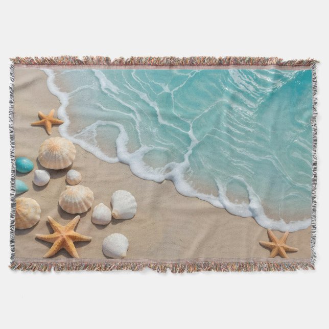 shells throw blanket (Front)