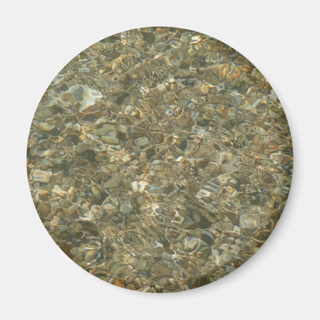 Shells Under Rippling Water Magnet (Front)