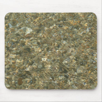 Shells Under Rippling Water Mouse Pad