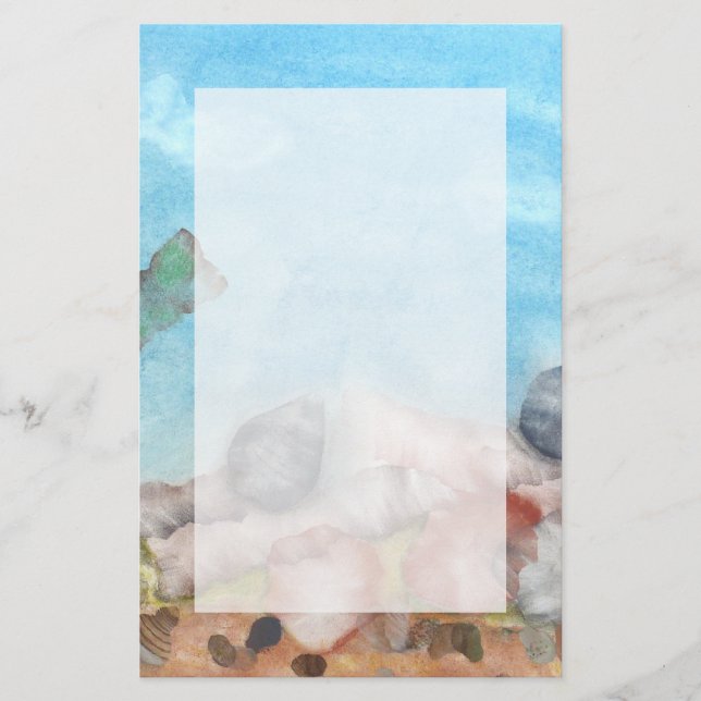 Shells Under The Sea. Stationery (Front)