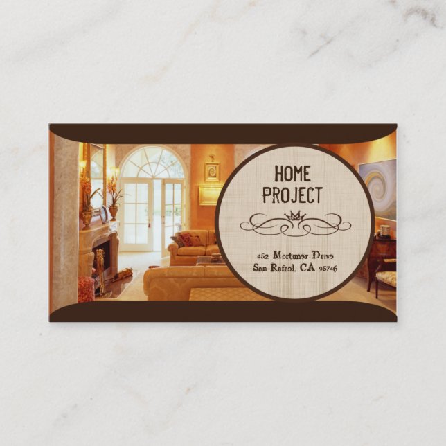 Shelly's Home Project Business Cards (Front)