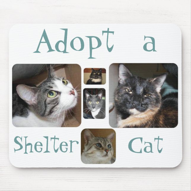 Shelter Cat Mousepad (Front)