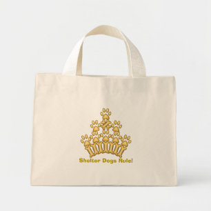 Shelter Dogs Rule! Mini Tote Bag