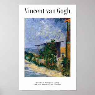 Shelter on Montmartre (1887) by Van Gogh Poster