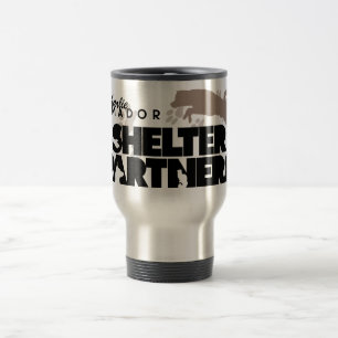 SHELTER Partners Logo Custom Travel Mug
