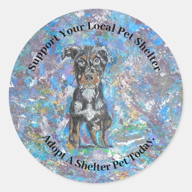 Shelter Pet Stickers (Front)
