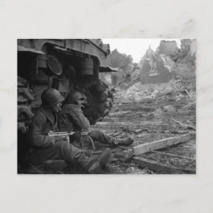 Sheltered and Gathering Somewhere in France Postcard