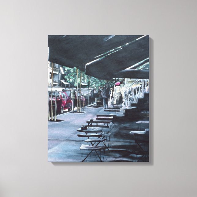 Sheltered by Mid Morning Sun Canvas Print (Front)