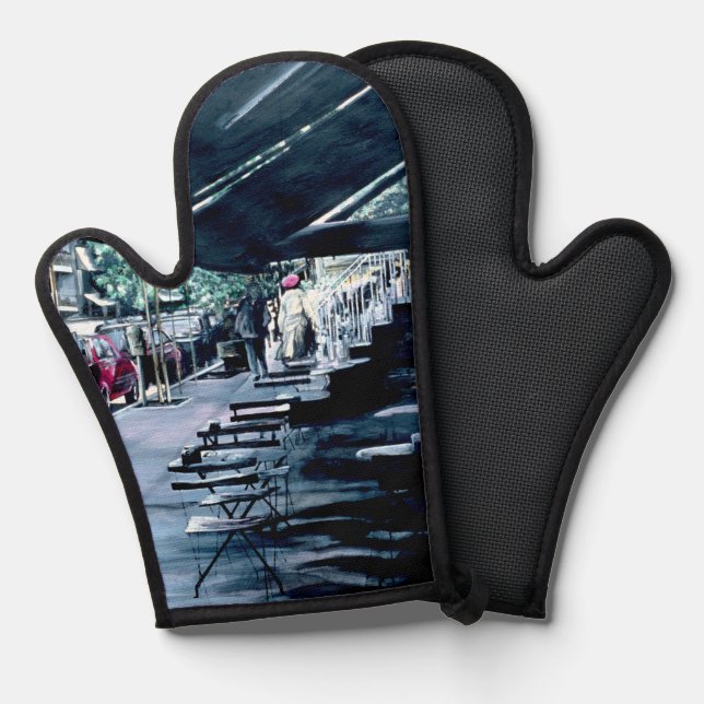 Sheltered by Mid Morning Sun Oven Mitt (Front/Back)
