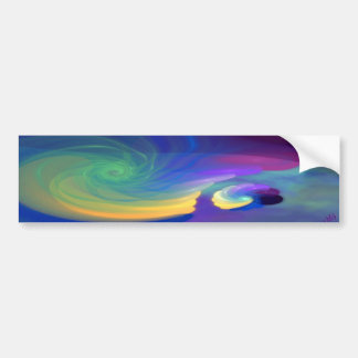 Sheltered Life Abstract Art Bumper Sticker
