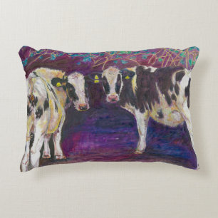 Sheltering cows 2011 decorative cushion