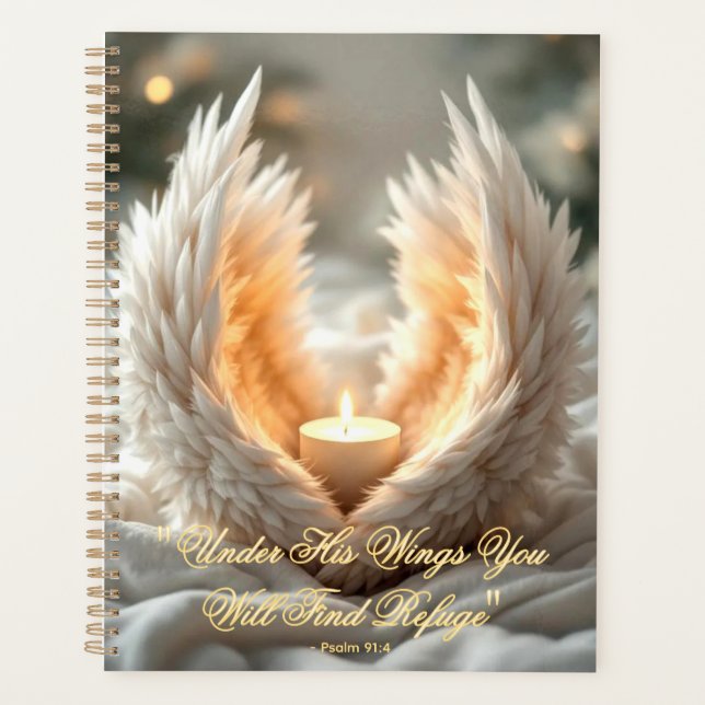 Sheltering Wings - Christian Prayer & Hope Planner (Front)