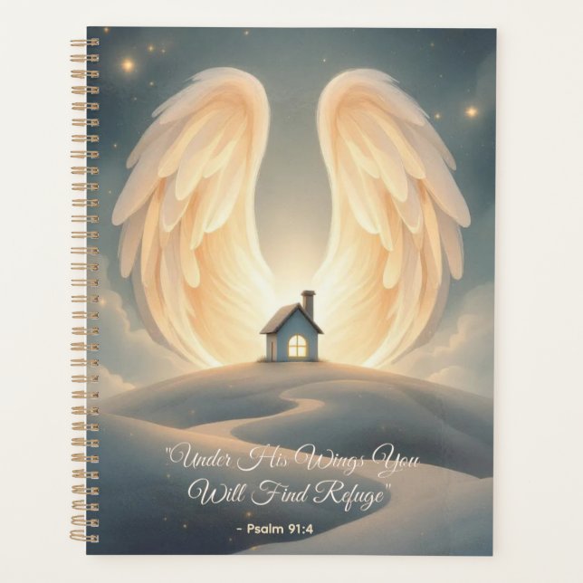 Sheltering Wings - Christian Prayer & Hope Planner (Front)