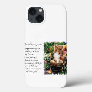 Sheltie Art Gifts Summer Garden iPhone 13 Case
