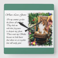 Sheltie Art Gifts Summer Garden