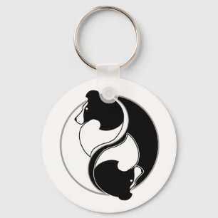 Sheltie Balance Keychain