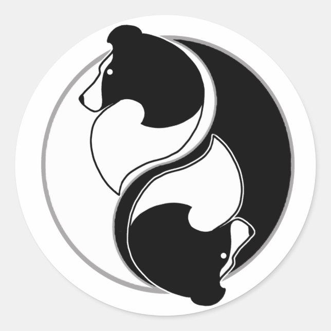 Sheltie Balance Sticker (Front)