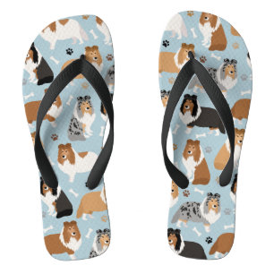 Sheltie Bones and Paws Jandals