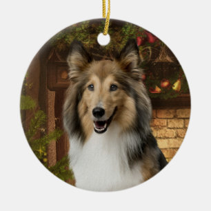 Sheltie Christmas Ornament