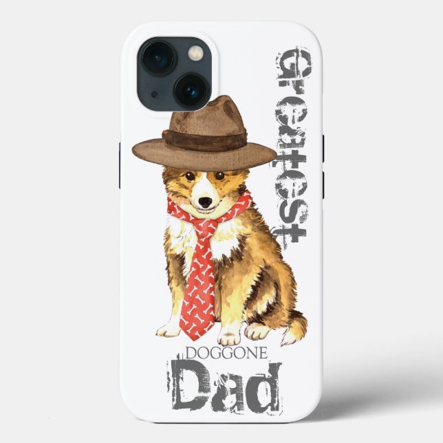 Sheltie Dad Case-Mate iPhone Case (Back)