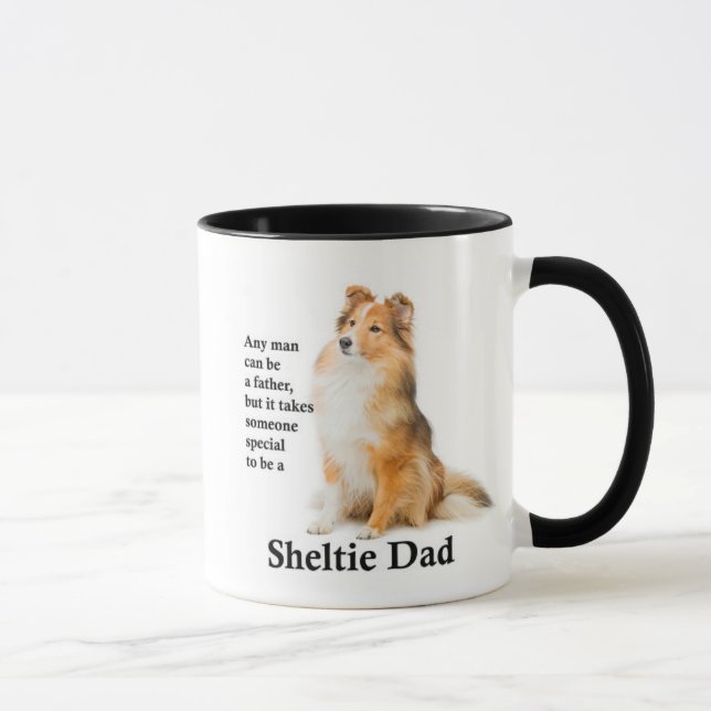 Sheltie Dad Mug (Right)