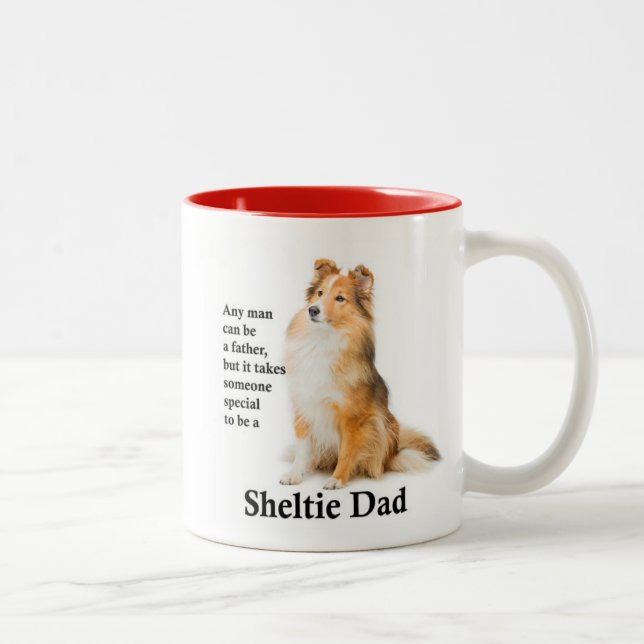 Sheltie Dad Mug (Right)