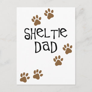 Sheltie Dad Postcard