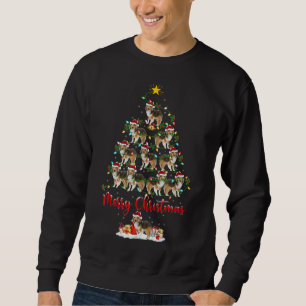 Sheltie Dog Lover Xmas Matching Santa Sheltie Chri Sweatshirt