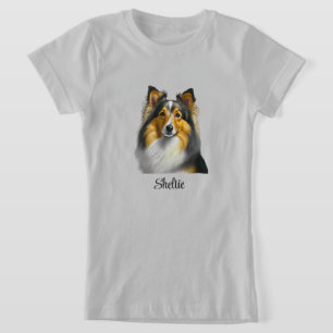 Sheltie Dog Template T-Shirt