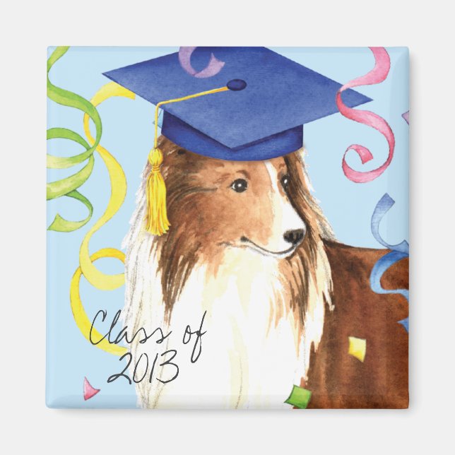 Sheltie Graduate Magnet (Front)