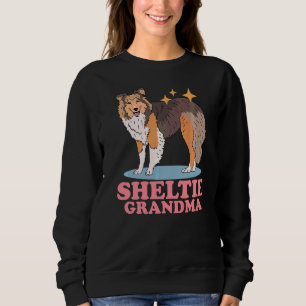 Sheltie Grandma Dog Owner Shetland Sheepdog Shelti Sweatshirt