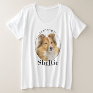 Sheltie Hair Plus Size T-Shirt