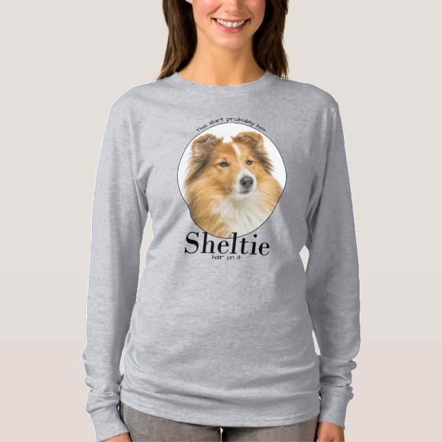 Sheltie Hair T-Shirt (Front)