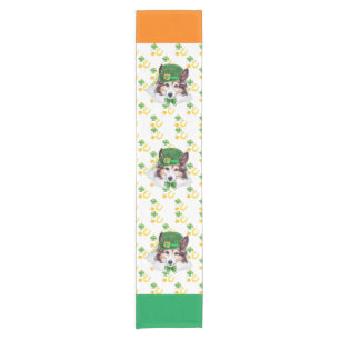Sheltie Holiday Home Decor St Patrick Day Short Table Runner