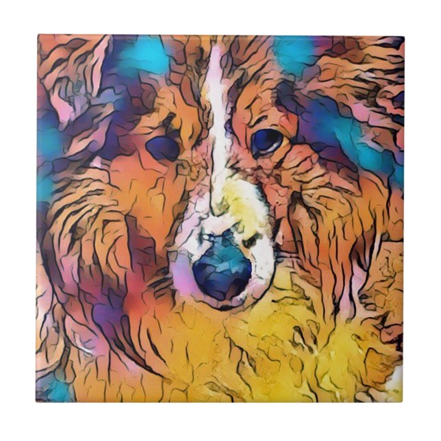 Sheltie image tile (Front)