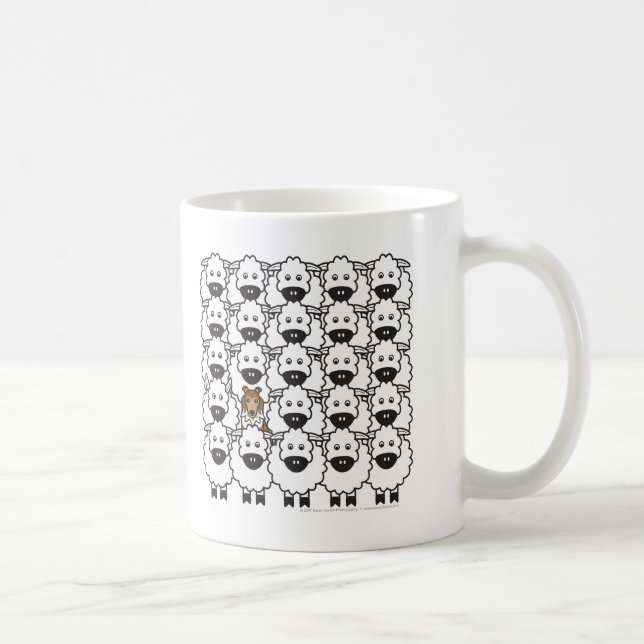 Sheltie in the Sheep Coffee Mug (Right)