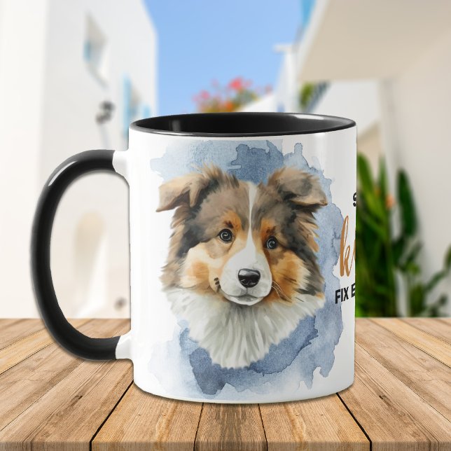 Sheltie Kisses Fix Everything Mug (Creator Uploaded)