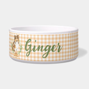 Sheltie Laurel in a Laurel Branch Personalised