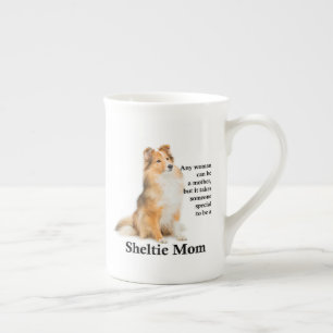 Sheltie Mum Bone China Mug