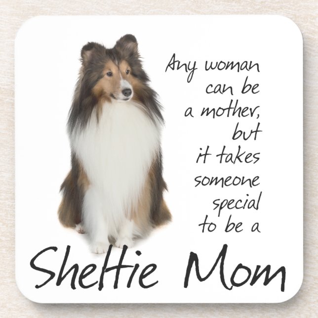 Sheltie Mum Coasters (Front)