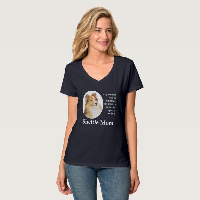 Sheltie Mum T-Shirt (Front Full)