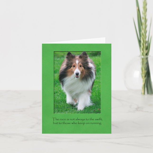Sheltie Note Card (Front)