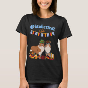 Sheltie Oktoberfest Shetland Sheepdog T-Shirt
