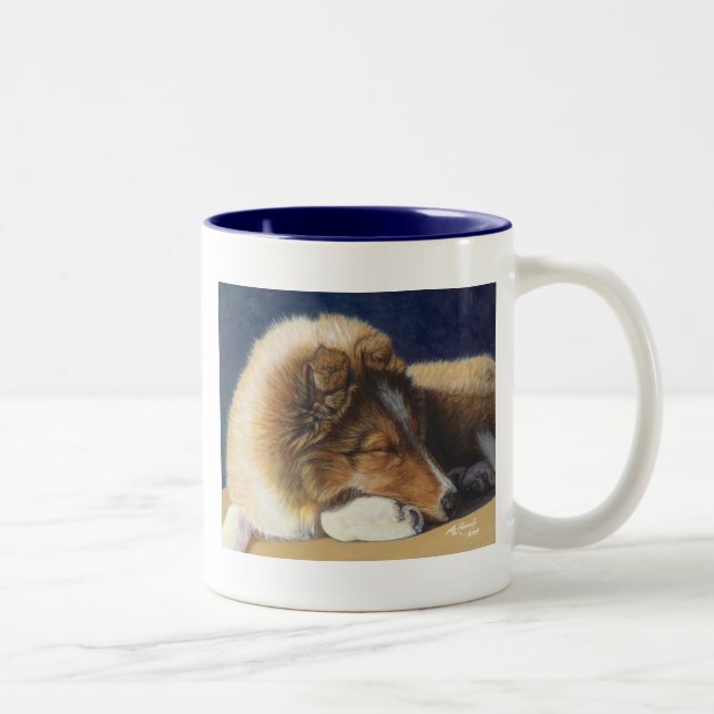 Sheltie Shetland Sheepdog Mug Cup (Right)