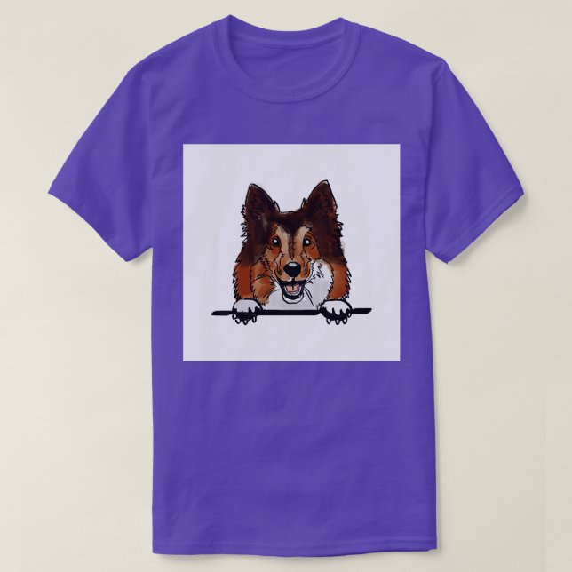 Sheltie T-Shirt (Design Front)
