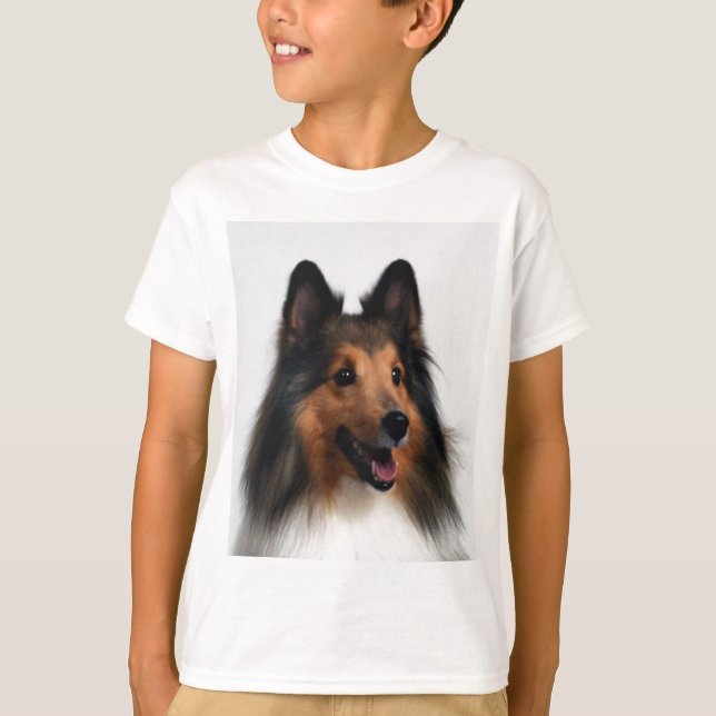 Sheltie T-Shirt For Kids (Front)